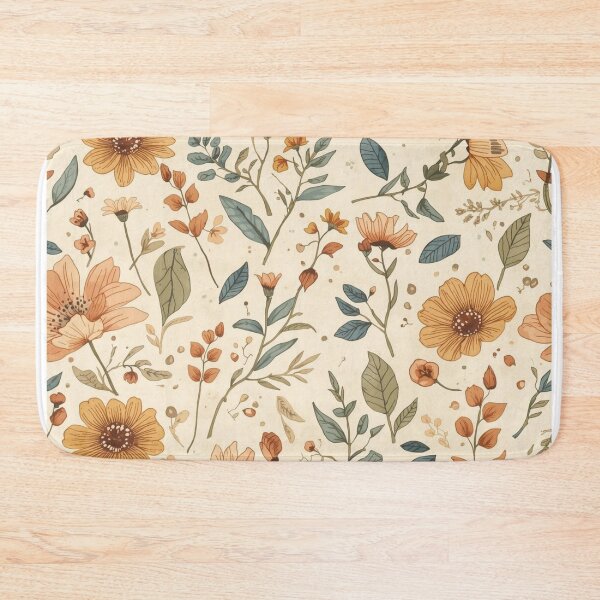 Item preview, Boho Wildflower Seamless Floral Pattern – Tapestry & Duvet Cover Design 02 designed and sold by modishwelt.