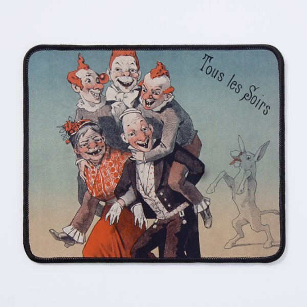 Item preview, Clowns and Donkey Theatrical Poster (1883) designed and sold by 19th Century in Color.