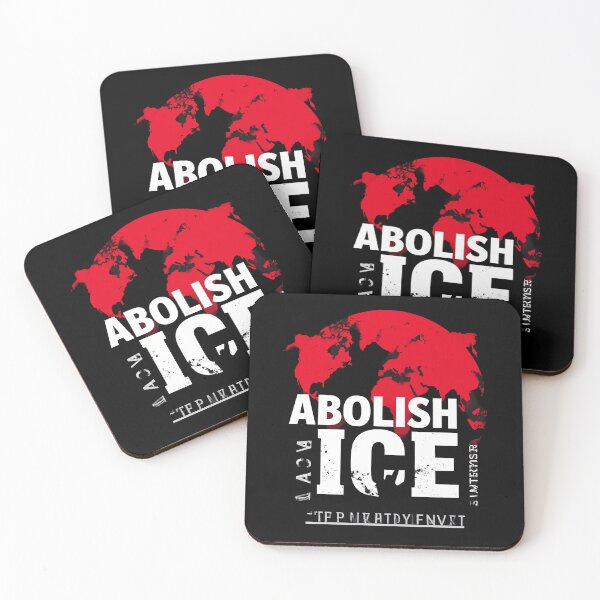 Item preview, Abolish ICE World Map Protest Design – Bold Anti ICE Activist Typography designed and sold by RedVista.