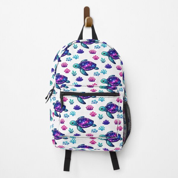 Item preview, Galaxy Shell Sea Turtle with Abstract Coral Motif Icons designed and sold by zoughlal.