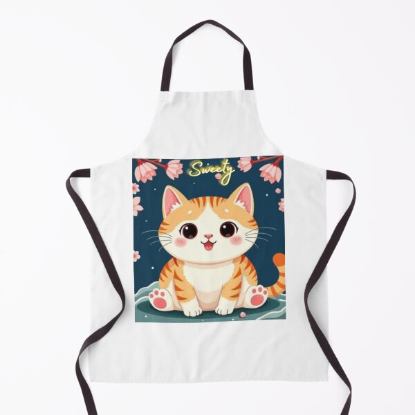 Item preview, Sweety Cute Kawaii Cat Illustration designed and sold by Divine Design's .