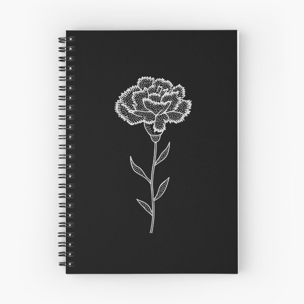 Item preview, Carnation Flower Classic Dot Art designed and sold by ConcienciaEco.