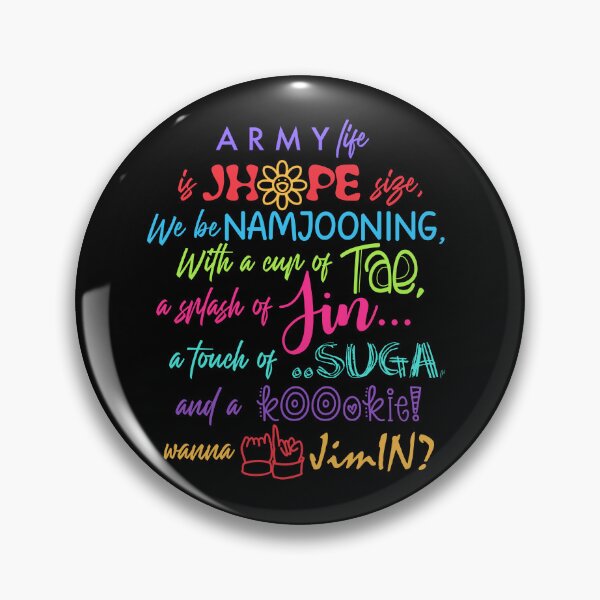 Artikelvorschau, BTS ARMY Leben | Flavours of Bangtan Sonyeondan - farbenfrohe Pop-Art für ARMY 2026 entworfen und verkauft von moteesshop.