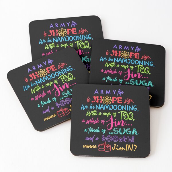 Item preview, BTS ARMY life | flavours of bangtan sonyeondan - colourful pop art for ARMY 2026 designed and sold by moteesshop.