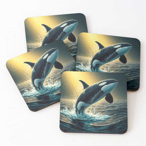 Item preview, Leaping Orca, Ai Generated Art  designed and sold by ACC .