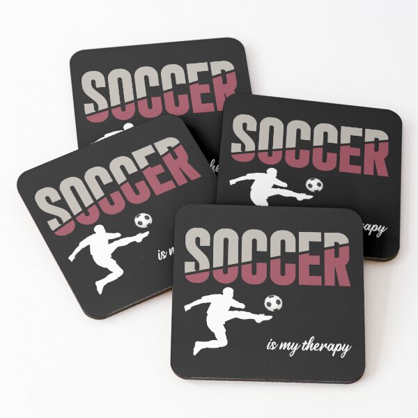 Item preview, Soccer is my therapy - Graphic design designed and sold by PrintChics.