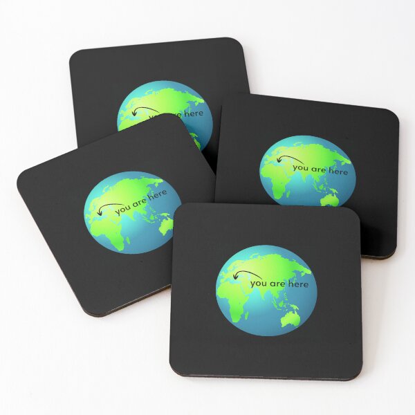Item preview, You Are Here – Inspirational Location Quote T-Shirt designed and sold by Giota29.