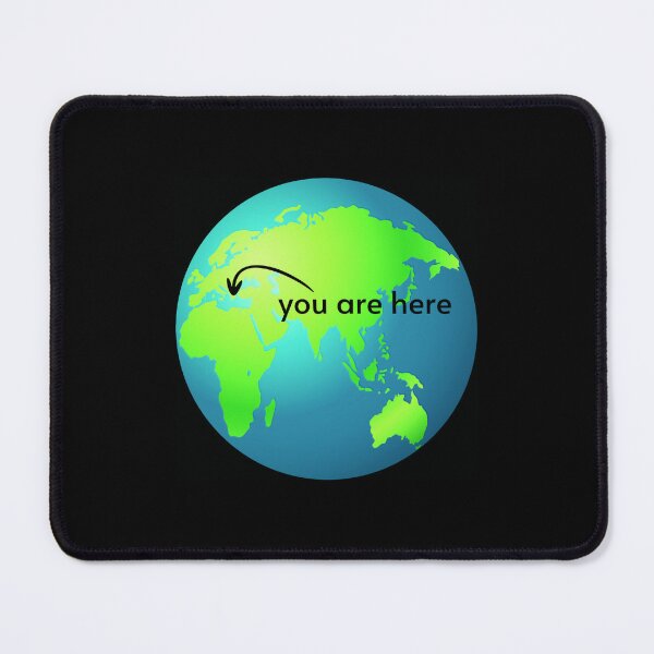 Item preview, You Are Here – Inspirational Location Quote T-Shirt designed and sold by Giota29.
