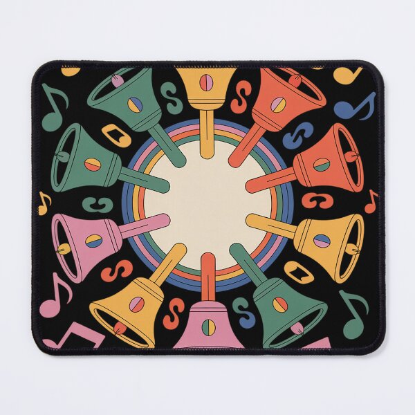 Item preview, Handbell Colors A Circle of Bells And Music Notes designed and sold by KristieRamsey.