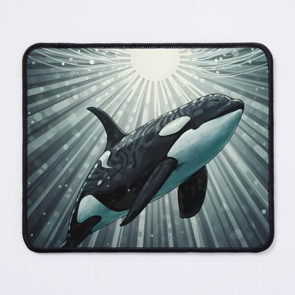 Item preview, Orca and Sun Rays, Ai Generated Art  designed and sold by ACC .