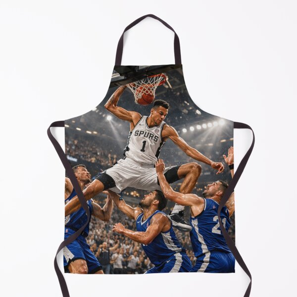 Item preview, Victor Wembanyama – Epic Dunk Over Three Players designed and sold by AnimeCraft Shop.