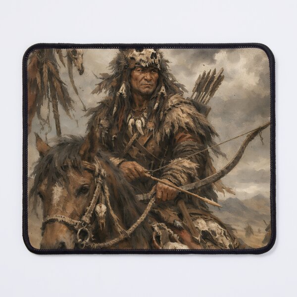 Item preview, Bone-Clad Steppe Warrior – Dark Historical Fantasy designed and sold by athanasioungr.