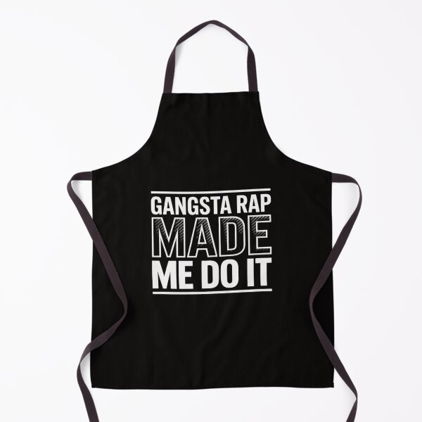 Item preview, Gangsta Rap Made Me Do It Hiphop Rap Music 80's 90's Party designed and sold by HesterFoley.