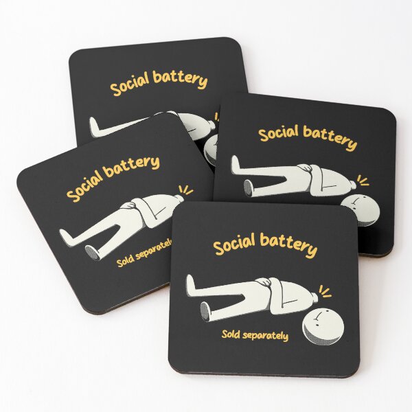 Item preview, Social Battery Sold Separately by Tobe Fonseca designed and sold by Tobe Fonseca®.