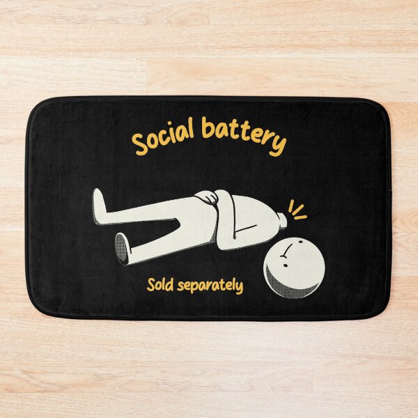 Item preview, Social Battery Sold Separately by Tobe Fonseca designed and sold by Tobe Fonseca®.