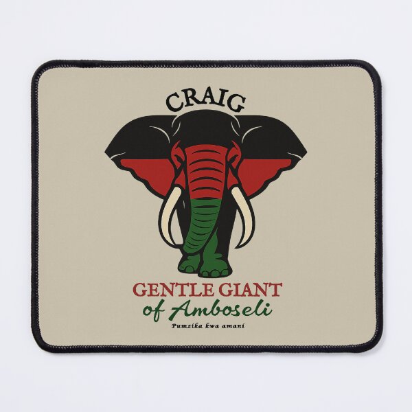 Item preview, Craig the Gentle Giant – Amboseli Elephant Memorial Art designed and sold by Pawethic Prints Studio.