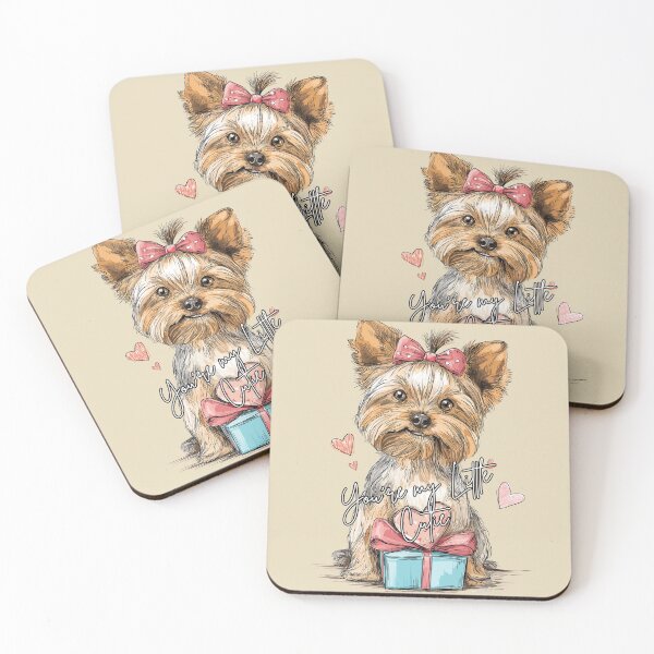 Item preview, You’re My Little Cutie - Cute Dog with Gift Box | Gift for Her or Him designed and sold by PopsiclesArtStudio.