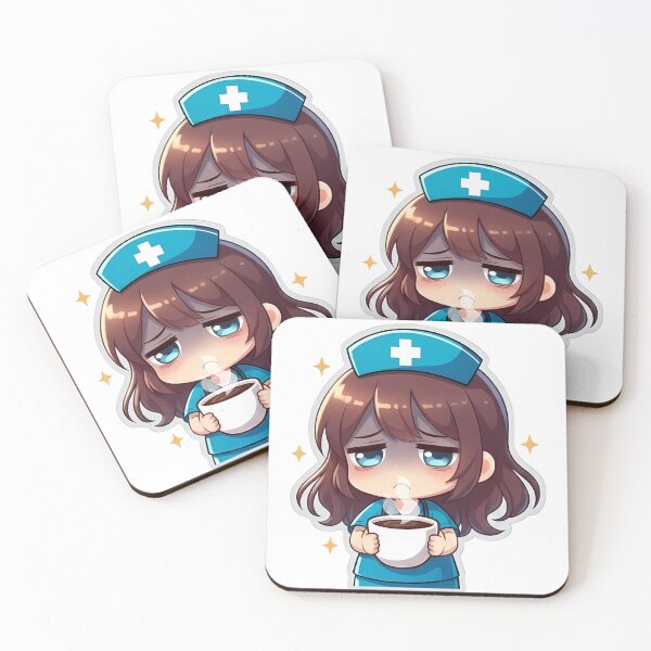 Item preview, Original Chibi Nurse - Coffee with Tired designed and sold by Chibi-Planet.