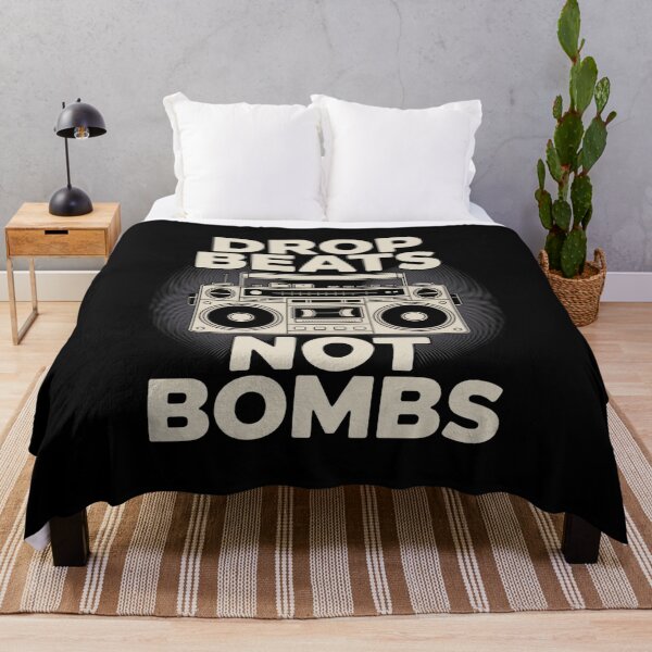 Item preview, Drop Beats Not Bombs Anti-War Boombox Music Peace designed and sold by KristieRamsey.