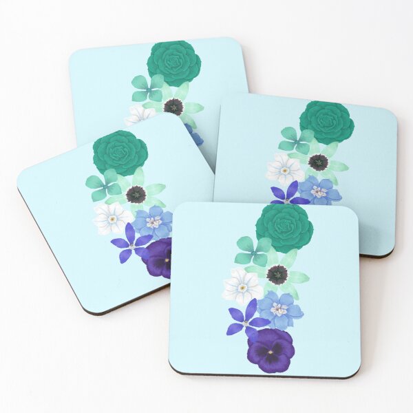 Item preview, Gay flower watercolor pattern designed and sold by Fridayscorner.