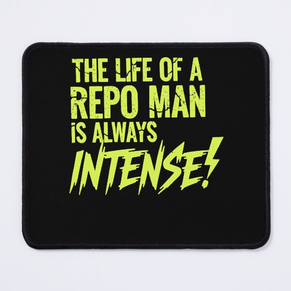 Item preview, Repo Man Life is Always Intense - Retro 80s Cult Movie Quote designed and sold by Axivra.