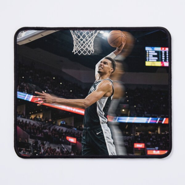 Item preview, Victor Wembanyama – Epic Dunk Over Three Players designed and sold by AnimeCraft Shop.