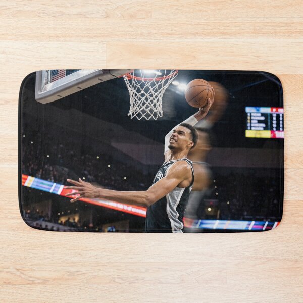 Item preview, Victor Wembanyama – Epic Dunk Over Three Players designed and sold by AnimeCraft Shop.