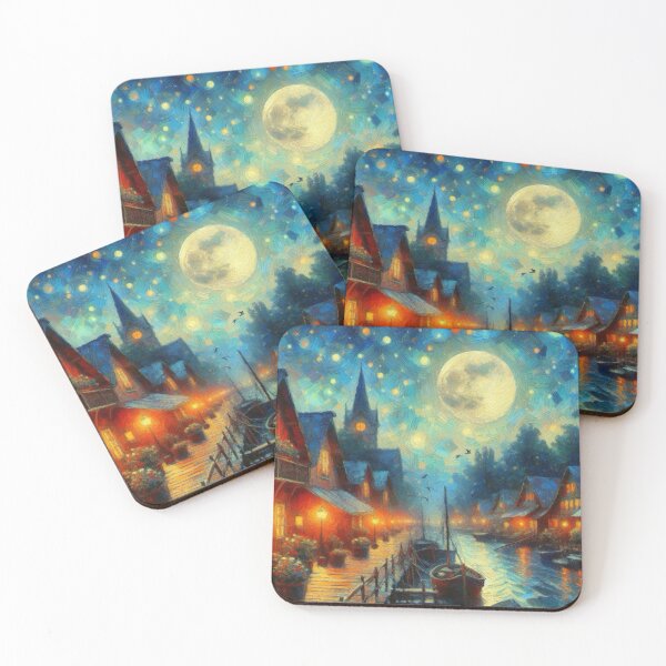 Item preview, Moonlight on the Canal designed and sold by TinCatOutPost.