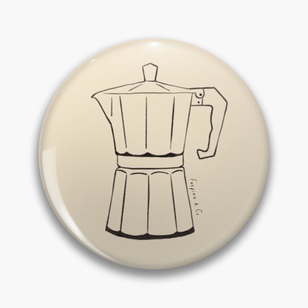 Item preview, Moka Black Ink Outline Print designed and sold by FoxfireAndCo.