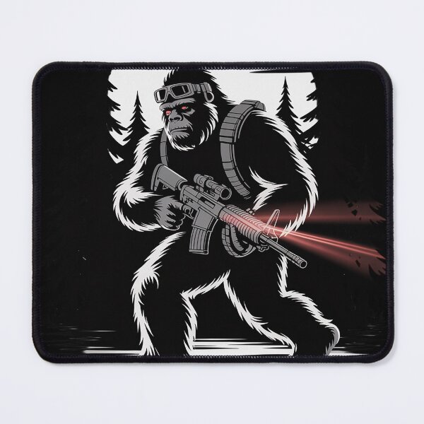 Item preview, Bigfoot Airsoft Sasquatch Airsofting Tee Apparel designed and sold by KristieRamsey.