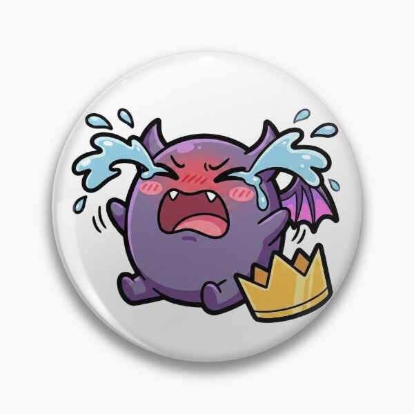 Item preview, Crying Baby Demon King: Cute Zot Throwing a Tantrum (Funny & Sad) designed and sold by ColorTheoryLab.