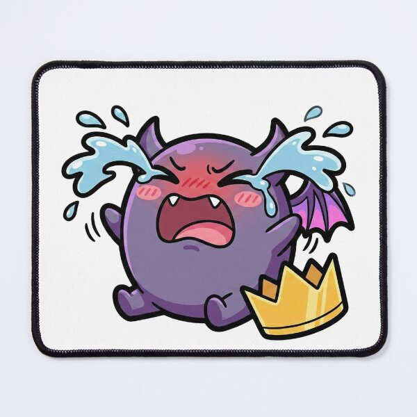 Item preview, Crying Baby Demon King: Cute Zot Throwing a Tantrum (Funny & Sad) designed and sold by ColorTheoryLab.