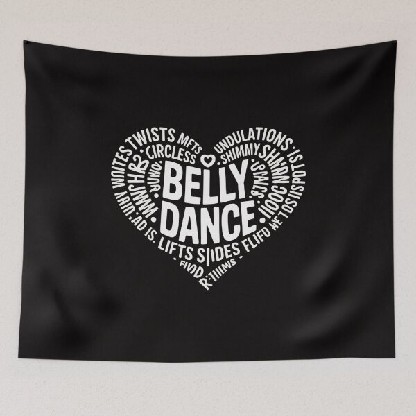 Item preview, Belly Dance Lover Gift Belly Dancer Heart Gifts designed and sold by HesterFoley.