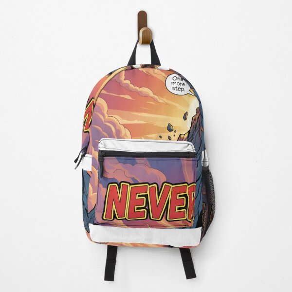 Item preview, Never Give Up Motivational Superhero Art designed and sold by LowBattery Social Club.