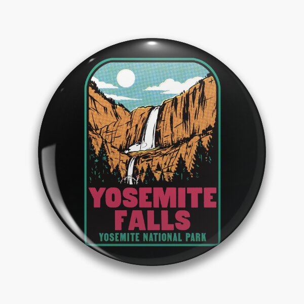 Item preview, Yosemite Falls Retro National Park California  designed and sold by HalpinDesign.