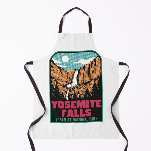 Item preview, Yosemite Falls Retro National Park California designed and sold by HalpinDesign.