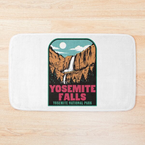 Item preview, Yosemite Falls Retro National Park California  designed and sold by HalpinDesign.