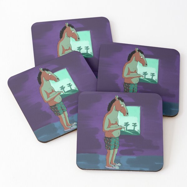 Item preview, Boo Horse Jack – Dark Cartoon Horse Illustration designed and sold by LavinyArt.