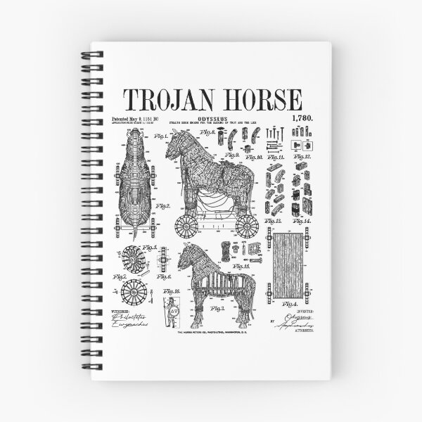 Item preview, Archaeology Archaeologist Trojan Horse Funny Vintage Patent designed and sold by GrandeDuc.