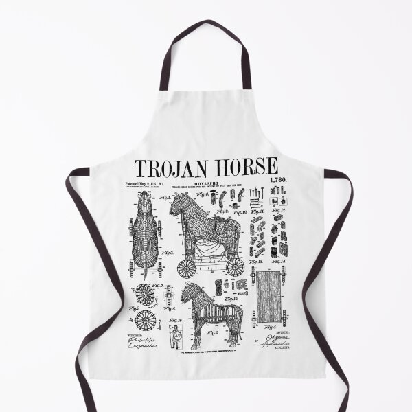 Item preview, Archaeology Archaeologist Trojan Horse Funny Vintage Patent designed and sold by GrandeDuc.