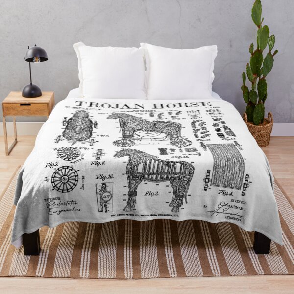 Item preview, Archaeology Archaeologist Trojan Horse Funny Vintage Patent designed and sold by GrandeDuc.