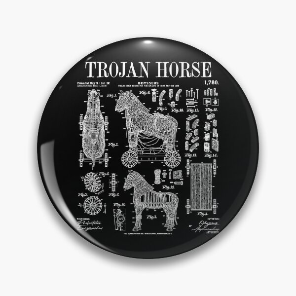 Item preview, Archaeology Archaeologist Trojan Horse Funny Vintage Patent designed and sold by GrandeDuc.