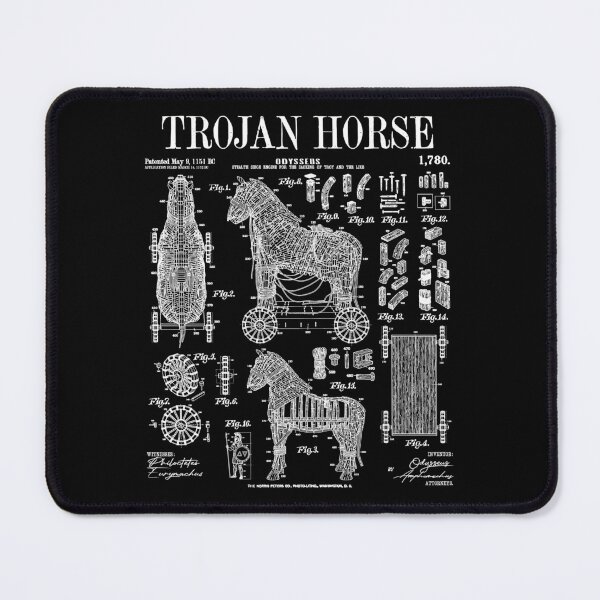Item preview, Archaeology Archaeologist Trojan Horse Funny Vintage Patent designed and sold by GrandeDuc.
