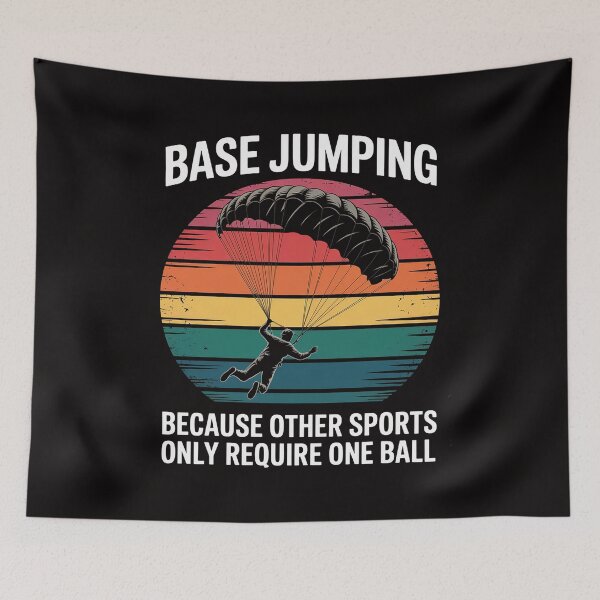 Item preview, BASE JUMPING - other sports only require one ball designed and sold by HesterFoley.