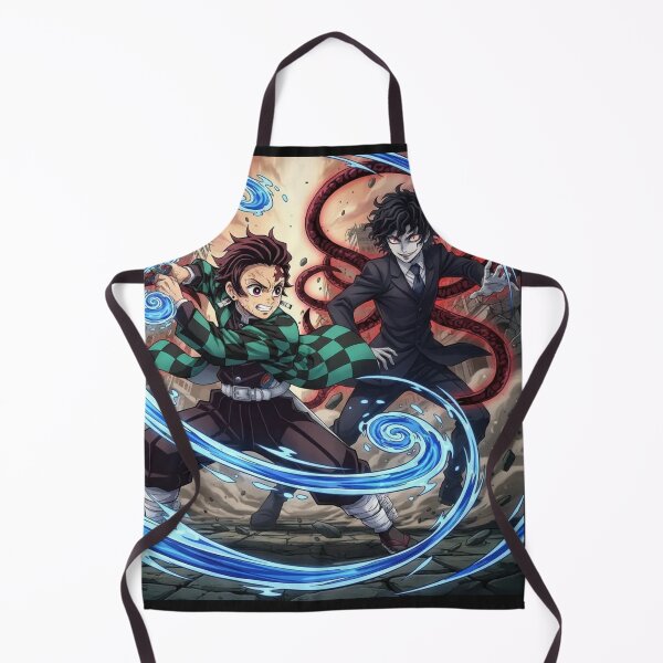 Item preview, Tanjiro vs Muzan – Epic Demon Slayer Battle designed and sold by AnimeCraft Shop.