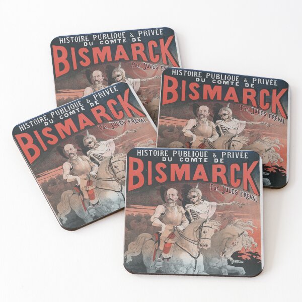 Item preview, Bismarck Book Advertisement Poster (1883) designed and sold by 19th Century in Color.