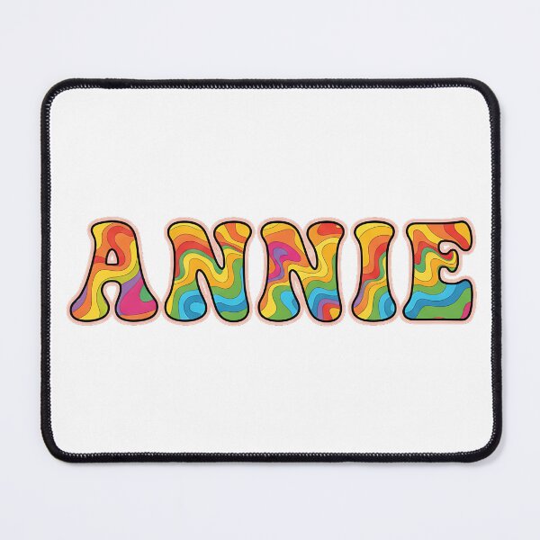 Item preview, ❤️ Annie Personalized Name Wavy Retro Shirt, Coffee Mug, Sticker Gift designed and sold by HelixPedia.