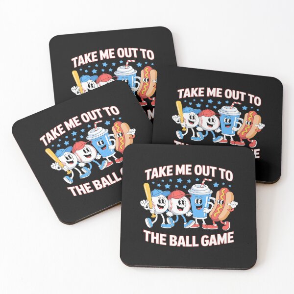 Item preview, Take Me Out ToThe Ball Game Baseball Hot Dog Bat Ball designed and sold by KristieRamsey.
