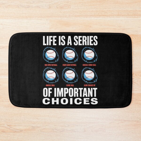 Item preview, Types of Baseball Pitches Life Choices Pitcher Player designed and sold by KristieRamsey.