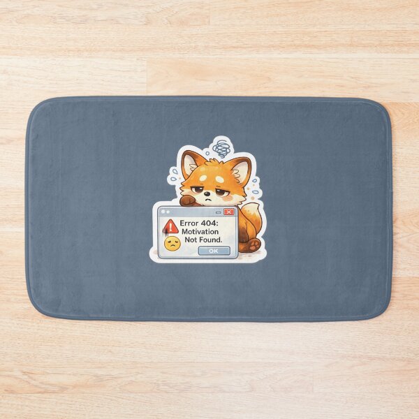 Item preview, Funny 404 Error Meme Cute Fox designed and sold by Still Breathing Studio.